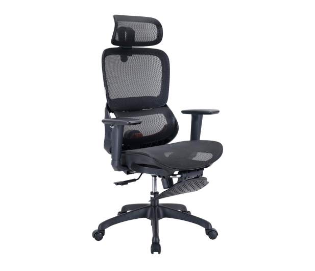 Sihoo B100 Mesh czarny z podnóżkiem - 1605506 - zdjęcie 2